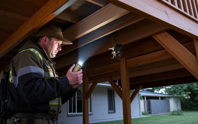 Under Deck Possum Removal in Healesville